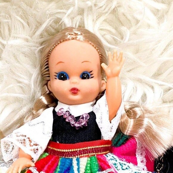 Polish folk doll, Purchased in Porland. vintage - Picture 7 of 11